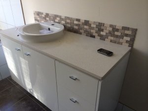 Bathroom feature tiles